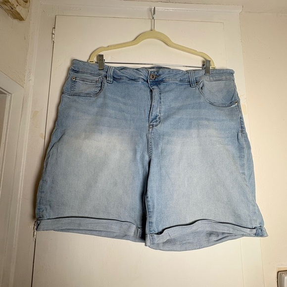 Celebrity Pink Pants - Celebrity Pink Light Blue Jean Shorts